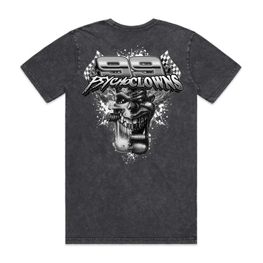 99 Psycho Clowns Black Stone Wash Men's Tee